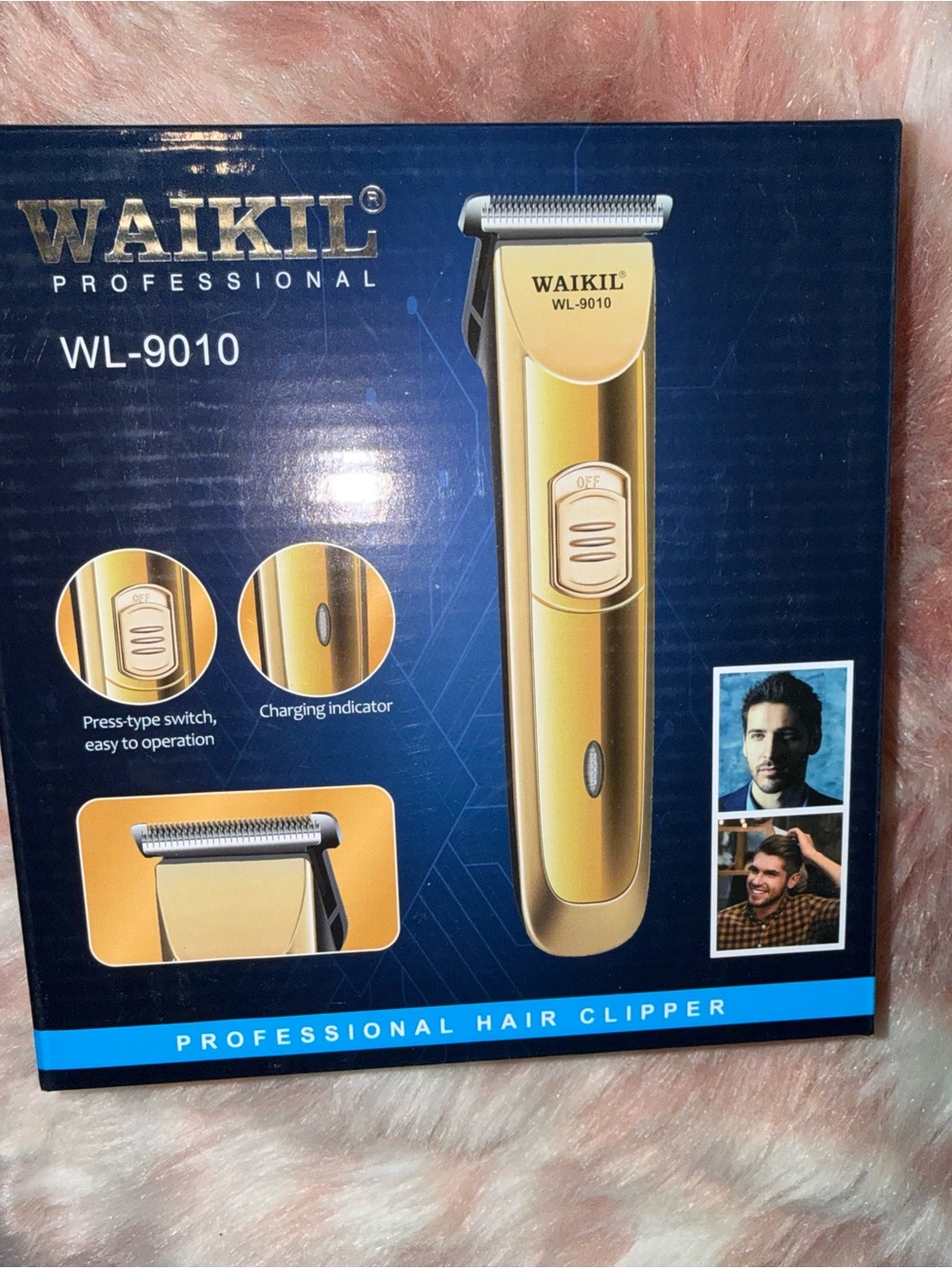 WL-9010 Gold Waikil Professional Hair Clipper